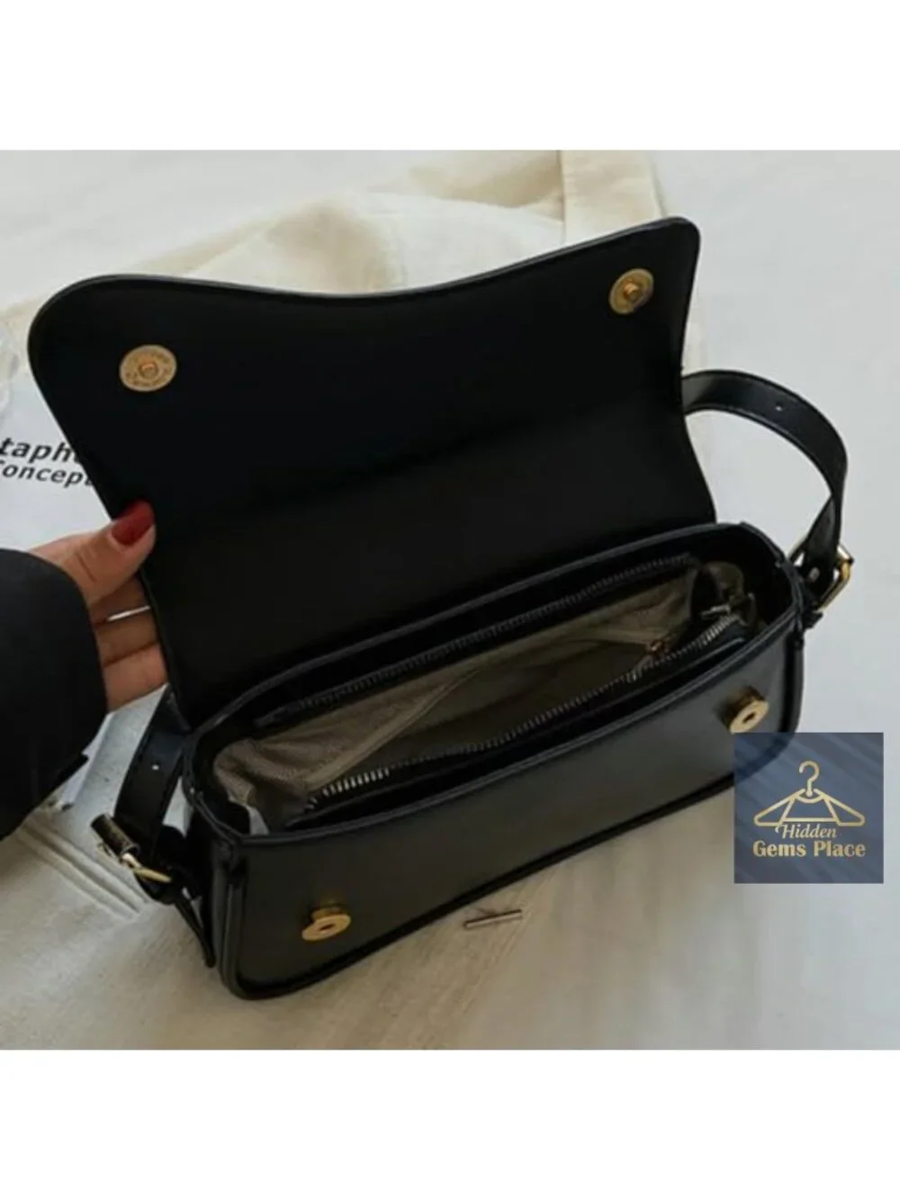 Vegan Leather Hobo Shoulder Bag Retro Evening Underarm Bag Handbag Purse